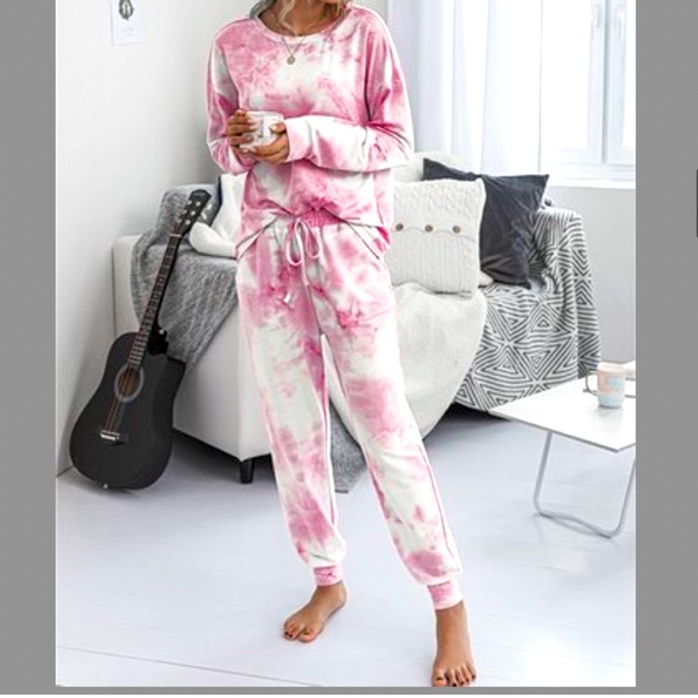 •NWT• LESLIE’S SOFT & COMFY LOUNGEWEAR TIE DYE SET•M-XL• - Picture 3 of 12